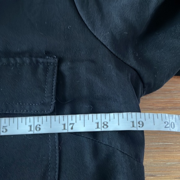 EUC Max Studio Shirt Dress Midi Length Rolled Tab Sleeves Rayon - Picture 10 of 13